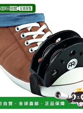 【日本直邮】MEINL Percussion铃鼓摇铃小鼓舒适脚戴式黑色四铃