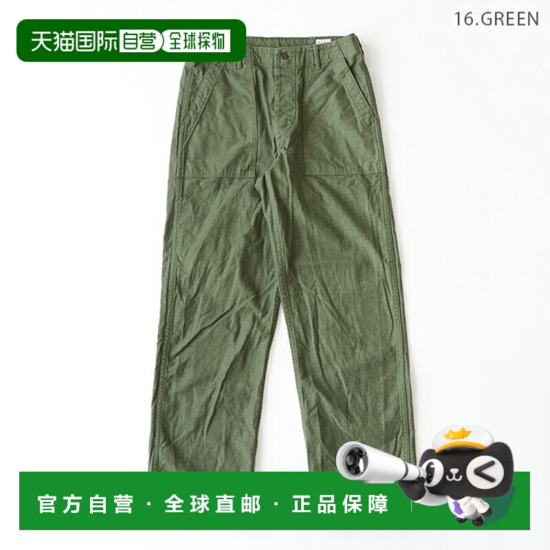 日本直邮orSlow 男士军绿色工装裤[01-5002-16/40/61/66]情人礼物