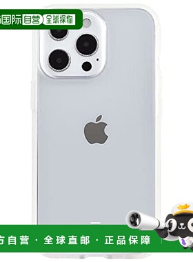 【日本直邮】Gourmandise iPhone13 Pro透明手机壳白色IFT-93CL