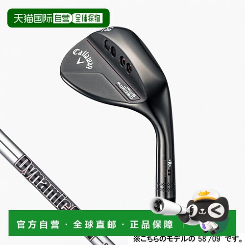 日本直邮Callaway 乔兹锻造炭黑色高尔夫挖起杆 Dynamic Gold S20