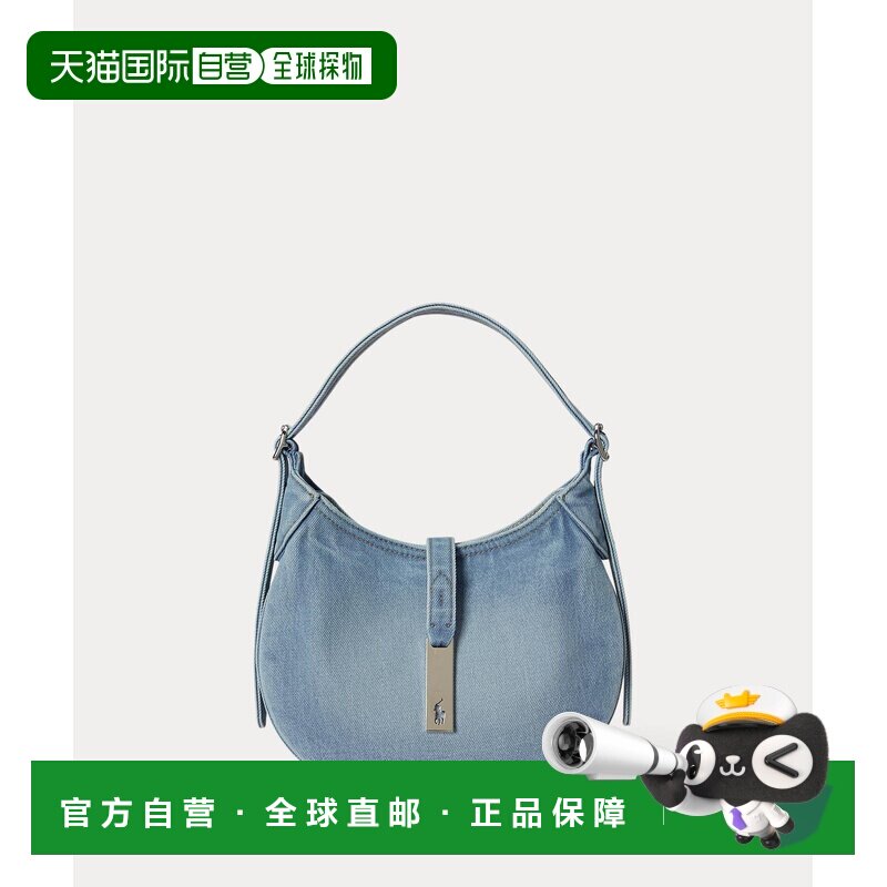 日本直邮Polo ID 小型牛仔单肩包 - 实物图