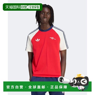1h可退 日本直邮adidas 男士 阿森纳FC OG修身圆领T恤 QH079
