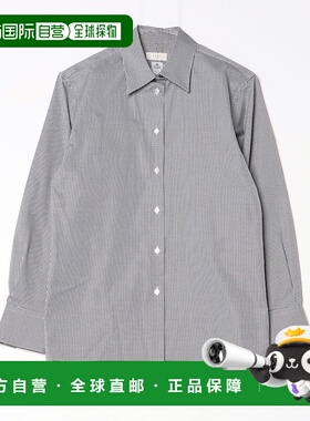 1h可退 日本直邮EFFE BEAMS女装千鸟格短款衬衫 64111208563