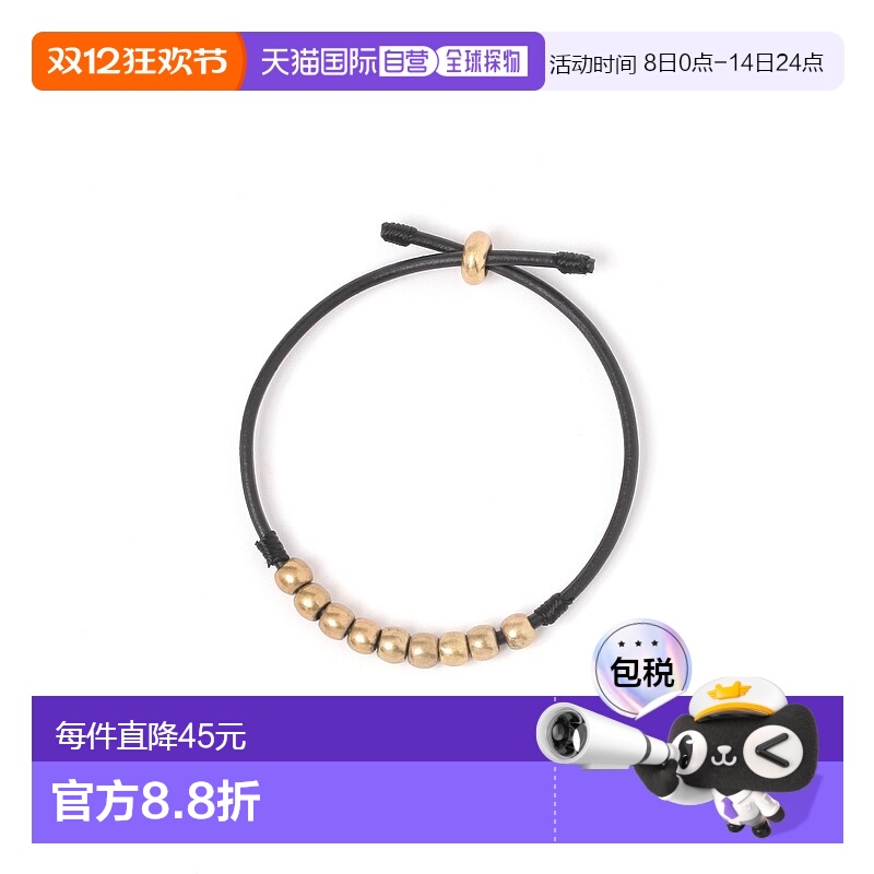 1h可退 日本直邮GLOBAL WORK 男女同款 金属饰扣滑动式手链 57256