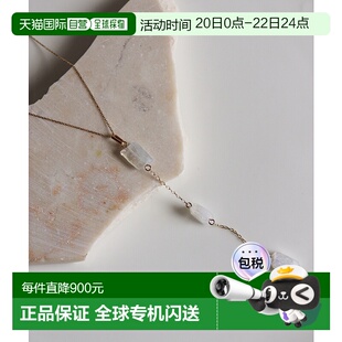 1h可退 日本直邮cui-cui 女士 2025秋季系列 黄金链式吊坠 天然彩