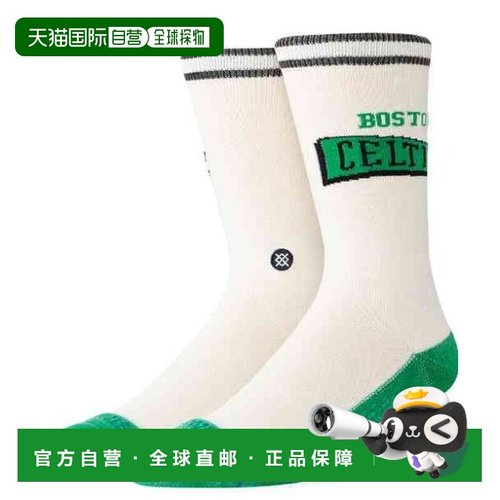 日本直邮STANCE男女同款NBA凯尔特人胜利队标船袜 A556D25CVC