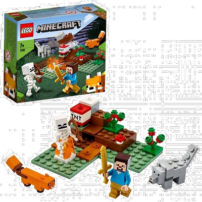 自营｜LEGO乐高小颗粒 Minecraft Taiga Adventure 21162积木