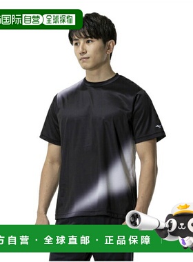 日本直邮 Mizuno 男士棒球短袖 KISHO 图案T恤 [12JACT1009]