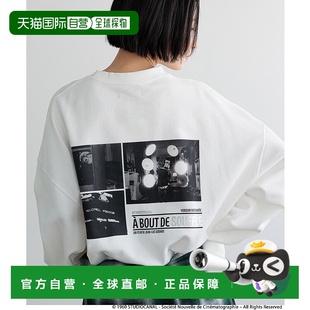 1h可退 日本直邮LOWRYS FARM 男女同款 戈达尔电影印花圆领卫衣 6