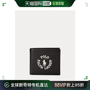 日本直邮Polo Ralph Lauren 男士标志牛皮二折钱包 MAPOSLG0G2202