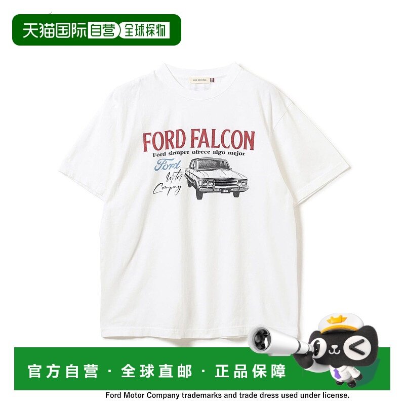 1h可退 日本直邮GOOD ROCK SPEED男士复古风全棉T恤福特Falcon图