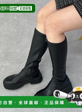 日本直邮Oriental Traffic 厚底弹力长靴 [31508 OR526BW002395]