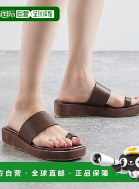 日本直邮Menue 厚底方头拇指夹趾凉鞋 ME8623BW01748