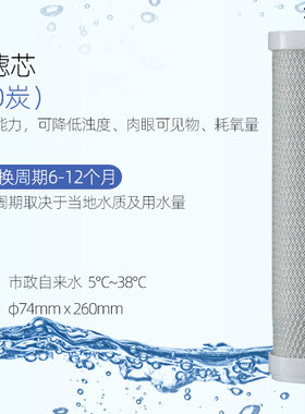 适用沁园净水器通用滤芯CJ-2UF1新QG-U-1004五级超1002 QJ-UF-01E