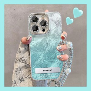 冰蓝渐变适用任意型号手机壳