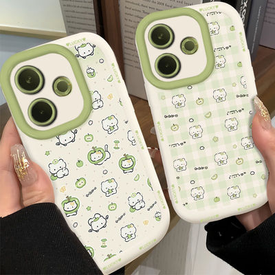 青苹果小猫适用苹果手机壳
