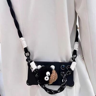 煤球公仔适用任意型号手机壳