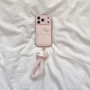 kt表情适用苹果17手机壳iPhone16 华为PURA80可爱NOVA14简约VIVOX300闺蜜OPPO小米红米K90粉 15PROMAX秋冬新款