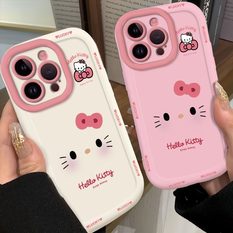 甜美腮红KT猫适用苹果手机壳