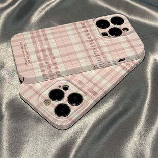 x70 8小众 s16 11s硬壳neo9 x50防摔iQOO12 x60 x80 s12简约x90 s15 s17 线条格纹适用vivos18手机壳x100新款