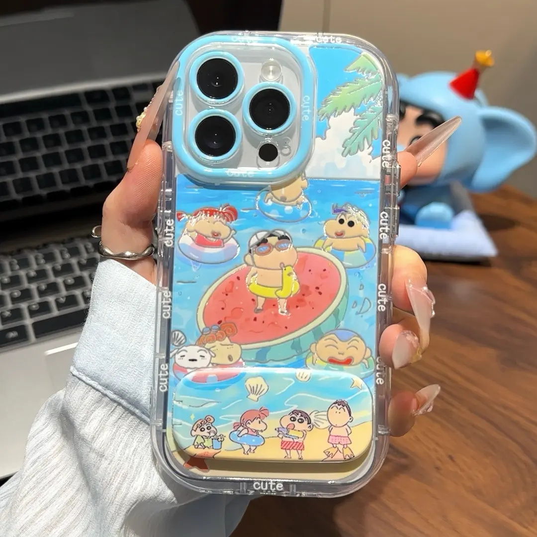 海边西瓜小新适用苹果手机壳