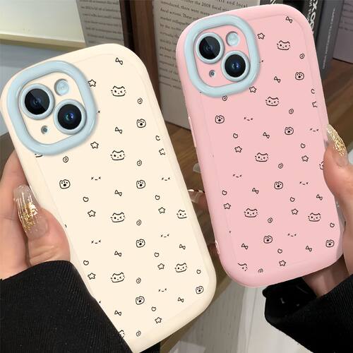 小猫标签适用华为荣耀手机壳