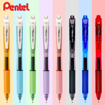 日本pentel派通中性笔顺滑速干