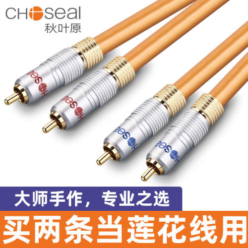 发烧级双莲花音频线连接线秋叶原