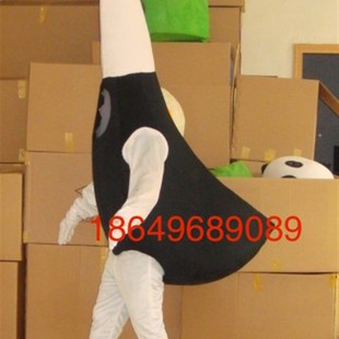 卡通鸵鸟人偶装来图定制玩偶服装扮头套表演服装毛绒布偶道具服。