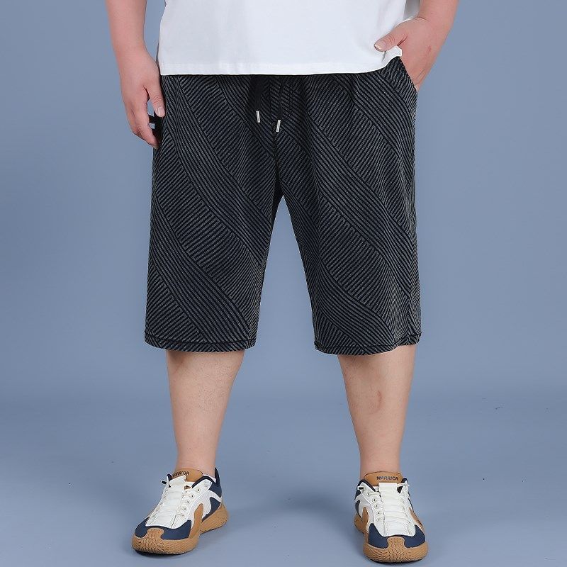 大码男士夏季新款弹力牛仔短裤宽松百搭加L肥加大直筒休闲裤男装,男装,短裤,淘宝优惠券,粉丝福利购,淘宝优惠卷