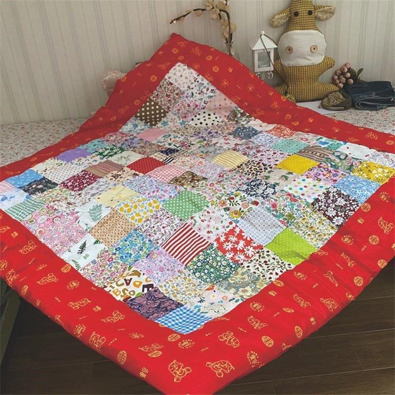 百家被布料diy材料包手工拼布头C新生婴儿宝宝抱被儿童被子碎花料,婴童用品,被子,淘宝优惠券,粉丝福利购,淘宝优惠卷