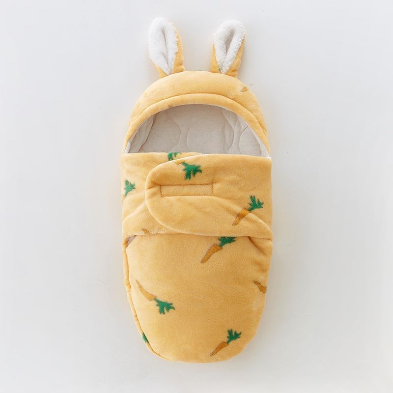 初生宝宝加厚保暖抱被新生婴儿防惊跳睡袋包被两用秋冬外出包裹被