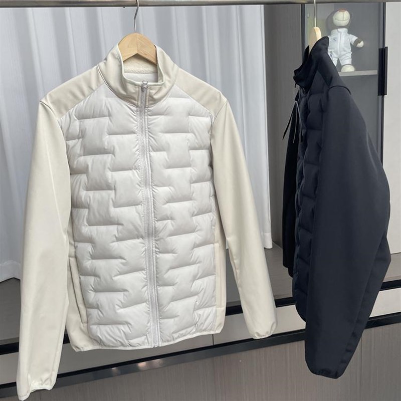 户外城市系列!压胶隔仓!外贸男装冬季防风防泼水立领棉衣外套