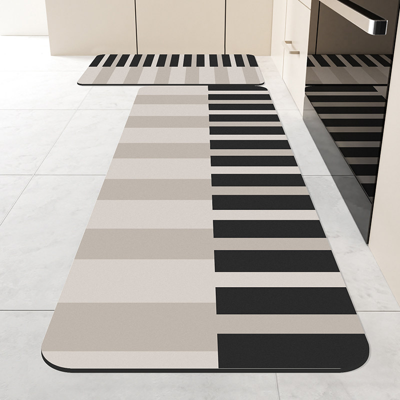 厨房地垫可擦免清洗耐脏脚t垫吸油吸水家用长条防滑防油防水地毯,居家布艺,厨房地垫,淘宝优惠券,粉丝福利购,淘宝优惠卷
