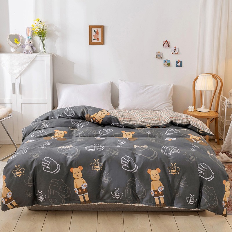 全棉被套卡通学生被罩152x218cm/1.5F2x2.18米M单人被单单件纯棉