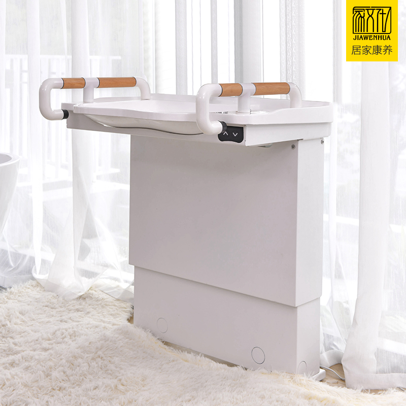 升降台盆陶瓷一体盆镜柜浴室柜老人残疾人卫生间洗漱台洗脸盆