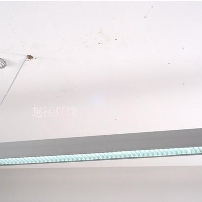 一字长条t日光灯leld格栅灯银色600面板灯天花板灯led带罩灯盘萤