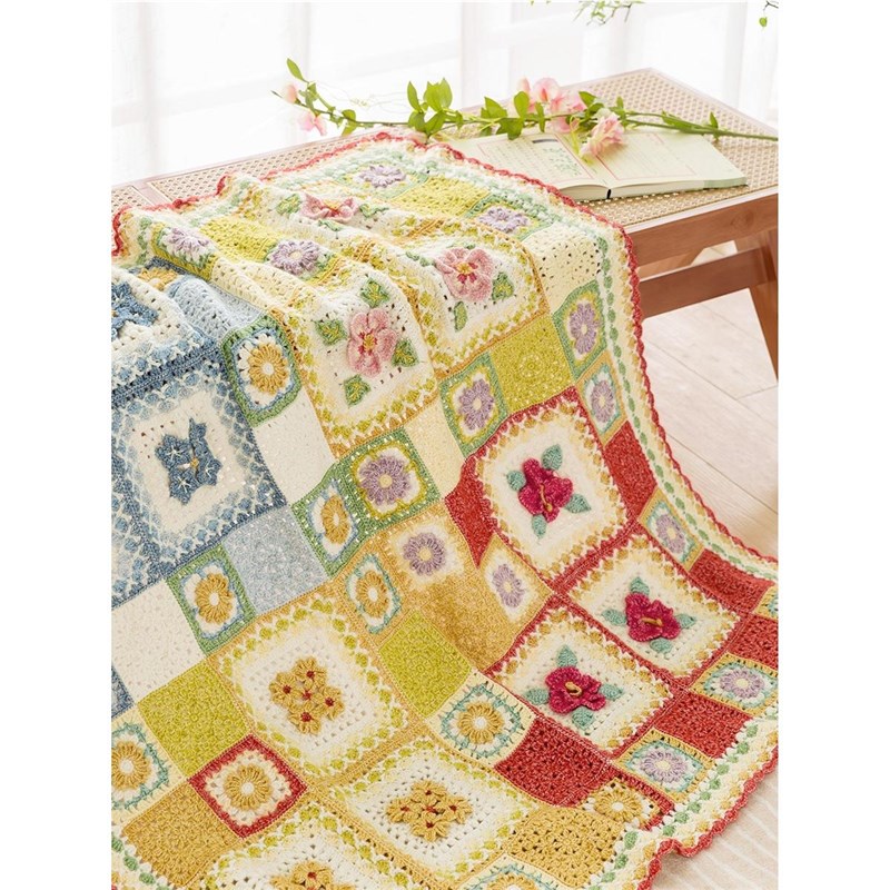 牛奶棉毛线精梳棉线diy手工编织盖毯材料包钩针手织小羊毯子毛毯