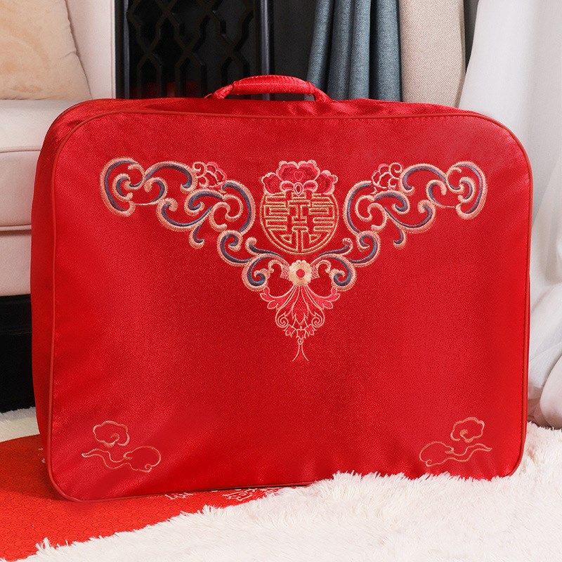 结婚陪嫁婚庆用品包装袋红色喜被装D被子嫁妆包袱收纳袋子牛津手,节庆用品/礼品,婚房装扮用品,淘宝优惠券,粉丝福利购,淘宝优惠卷
