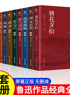 鲁迅作品集正版原著 全10册 六七年级阅读课外书籍 小说经典散文全集朝花夕拾狂人日记故乡呐喊孔乙己阿Q正传野草彷徨初高中生十册