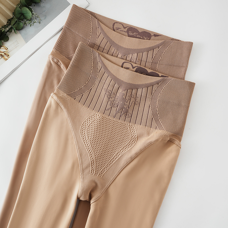 水光袜光腿神器高腰收腹加绒加厚