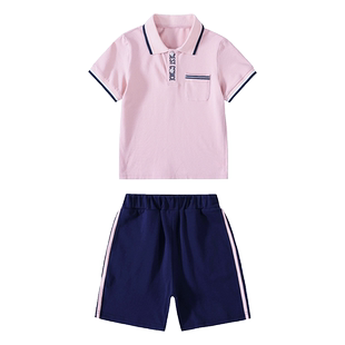夏季幼儿园园服套装夏装大班学院风一年级夏天儿童班服小学生校服