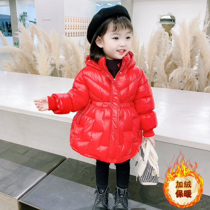 女宝宝棉衣冬装加厚外套儿童棉服