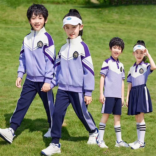 小学生校服春秋套装幼儿园园服夏