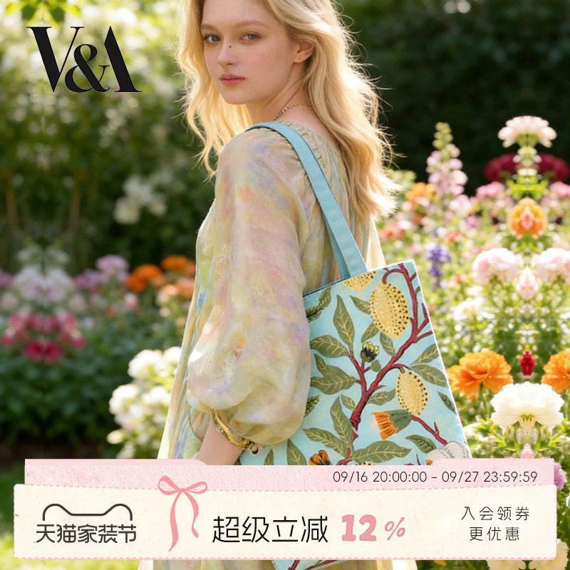 VA博物馆威廉莫里斯帆布包图片