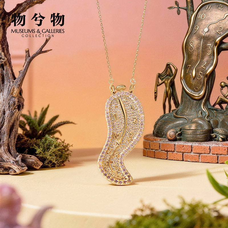 物兮物时间之舞徽章冰箱贴项链