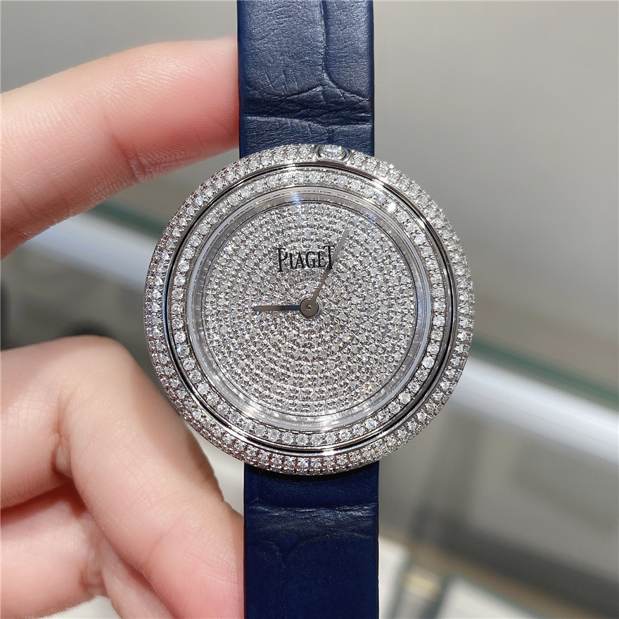 正品[99新]伯爵possession系列时来运转满天星女表g0a43090