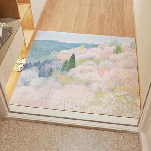 暖藻pvc入户门地垫可裁剪