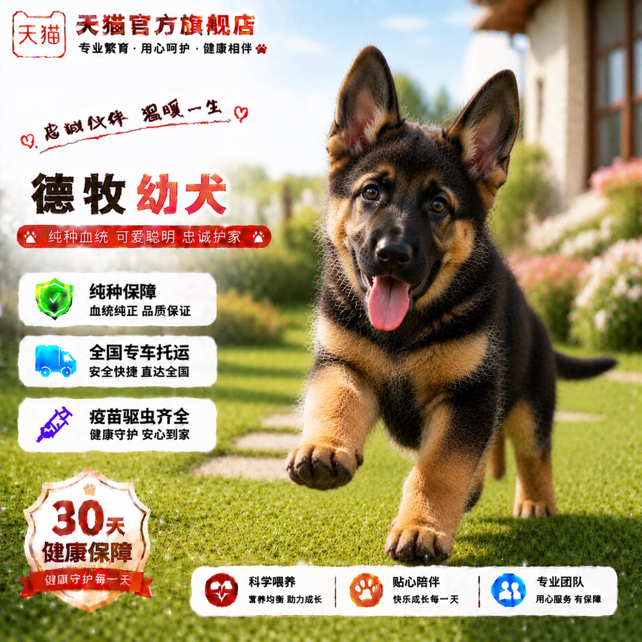 高智商便宜霸气幼宠大型犬家养