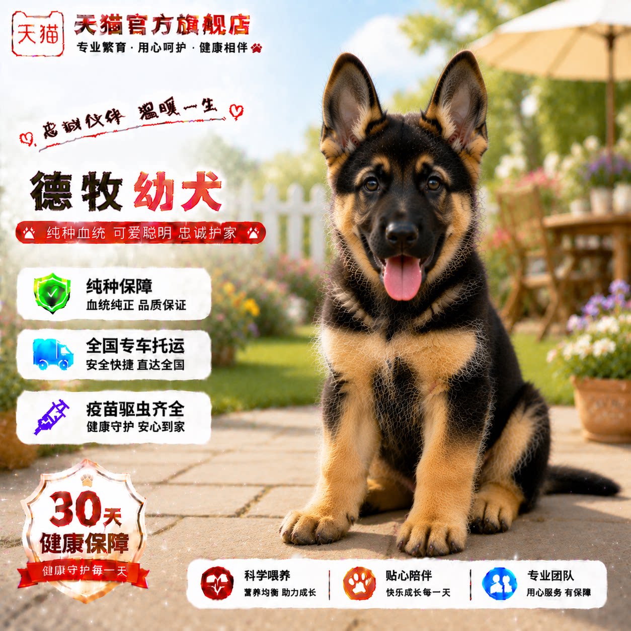 犬牧羊犬警犬狼狗农村护卫犬家养